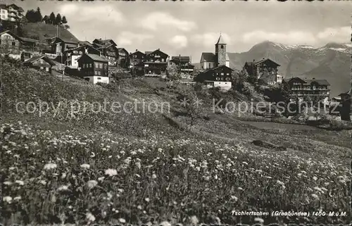 Tschiertschen Ortsansicht Kat. Tschiertschen