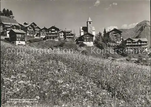 Tschiertschen Ortsblick Kat. Tschiertschen