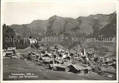 Tschiertschen Panorama Kat. Tschiertschen