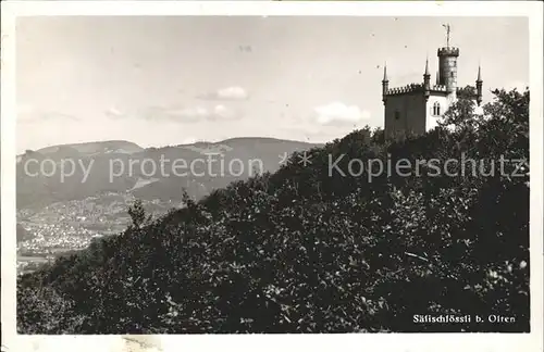 Starrkirch Wil Saelischloessli Panoramablick auf Olten Kat. Starrkirch Wil