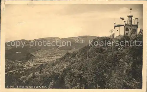 Starrkirch Wil Saelischloessli Panoramablick auf Olten Kat. Starrkirch Wil