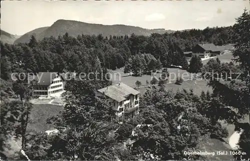 Oberbalmberg Hotel Kurhaus Kinderheim Kat. Oberbalmberg