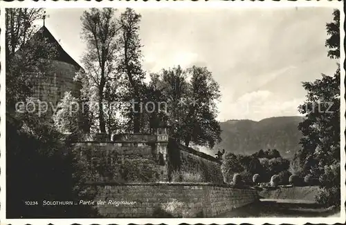 Solothurn Partie an der Ringmauer Kat. Solothurn