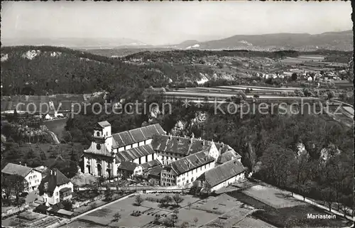 Mariastein SO Panorama Basilika Kat. Mariastein