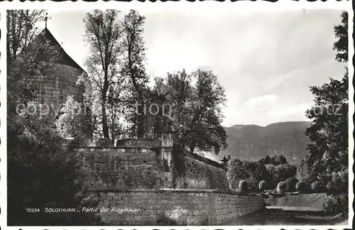 Solothurn Partie an der Ringmauer Kat. Solothurn