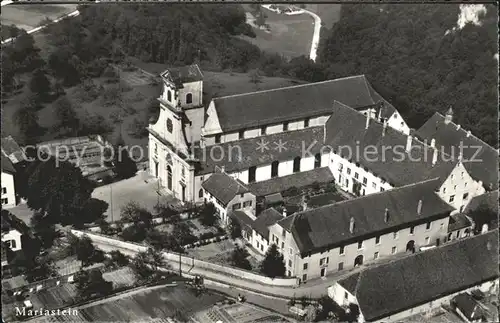 Mariastein SO Basilika Kloster Fliegeraufnahme Kat. Mariastein