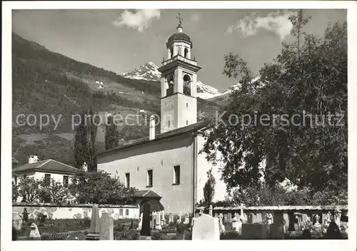 Poschiavo Kirche Friedhof Kat. Poschiavo