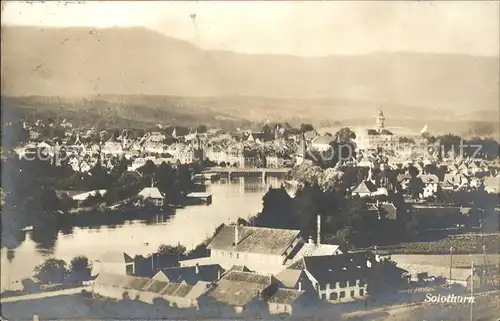 Solothurn Stadtansicht Kat. Solothurn