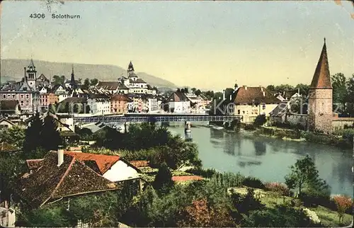 Solothurn Kuenstlerkarte Kat. Solothurn
