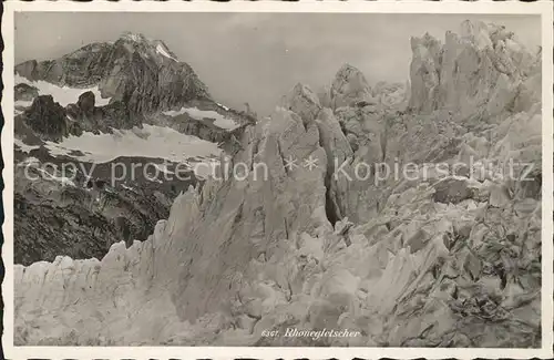 Rhonegletscher Glacier du Rhone Rhonegletscher Kat. Rhone