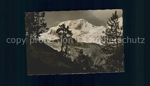 Saas Fee Gebirgslandschaft Alphubel Kat. Saas Fee