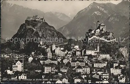 Sion VS Chateau  de Tourbillon et Notre Dame Kat. Sion