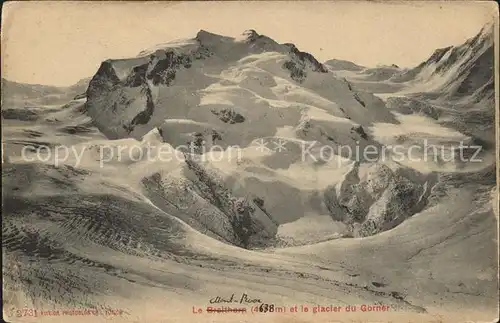 Gornergrat Zermatt Gornergletscher / Gornergrat /Rg. Zermatt