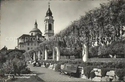 Solothurn St. Ursenkathedrale Chantieranlagen  Kat. Solothurn