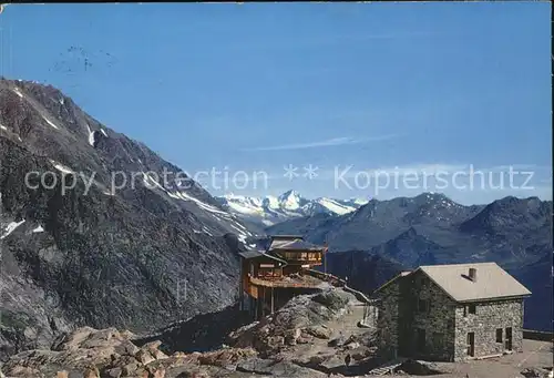 Saas Fee Restaurant Laengfluh Aletschhorn Kat. Saas Fee