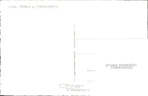 Blatten VS Loetschenluecke Kat. Blatten VS