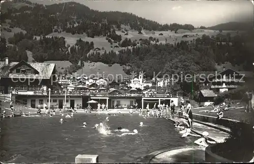 Champery Schwimmbad piscine Kat. Champery