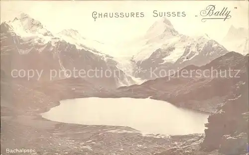 Bachalpsee Bergsee Berner Alpen Chaussures Suisses Bally Kat. Grindelwald