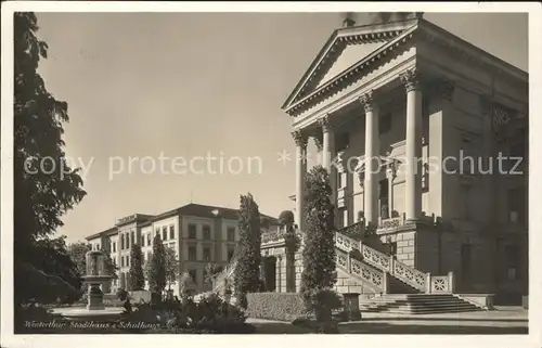 Winterthur Stadthaus und Schulhaus Kat. Winterthur