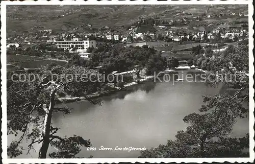 Sierre VS Lac de Geronde / Sierre Siders /Bz. Sierre