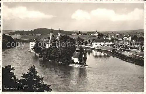 Rheinau ZH Rheininsel Kloster Kat. Rheinau