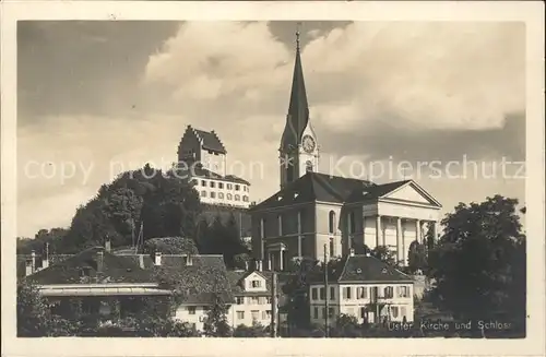 Uster ZH Kirche Schloss / Uster /Bz. Uster