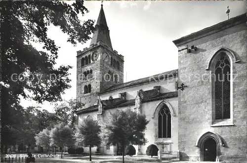 st34605 Sion VS Cathedrale Kategorie. Sion Alte Ansichtskarten