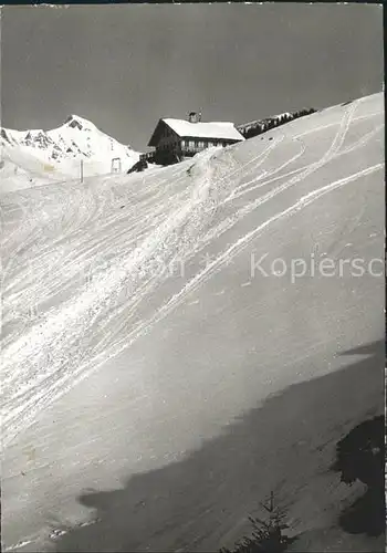 Planachaux Bergrestaurant Coquoz Wintersportplatz Kat. Planachaux