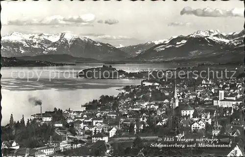 Horgen ZH mit Speer und Muertschenstock / Horgen /Bz. Horgen