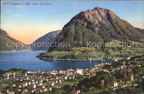 Lugano TI e Mte San Salvatore Kat. Lugano