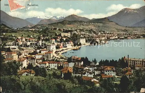 Paradiso Lago di Lugano Panorama Kat. Paradiso