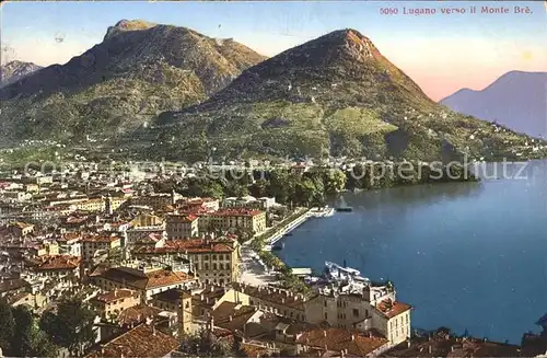 Lugano TI verso il Monte Bre Kat. Lugano