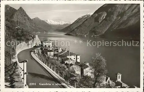 Gandria Lago di Lugano Strado Kat. Gandria