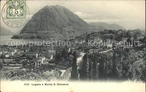 Lugano TI e Monte San Salvatore Kat. Lugano