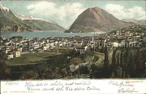 Lugano TI Panorama Kat. Lugano