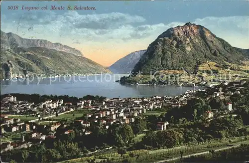 Lugano TI e Monte San Salvatore Kat. Lugano