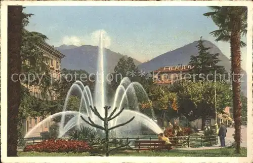 Lugano TI Giardini Pubblici e Monte Bre Kat. Lugano