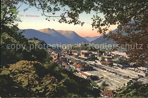 Bellinzona Ortsansicht Kat. Bellinzona