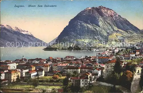 Lugano TI e Monte San Salvatore Kat. Lugano
