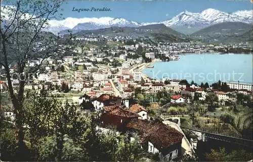 Paradiso Lago di Lugano Panorama Kat. Paradiso