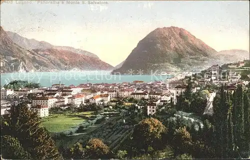 Lugano TI e Monte San Salvatore Kat. Lugano