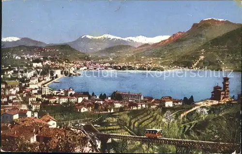 Lugano TI e Funicolare San Salvatore Kat. Lugano