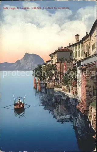 Gandria Lago di Lugano e Monte San Salvatore Kat. Gandria