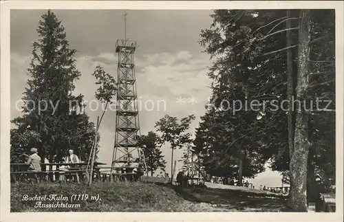 Hinwil Bachtel Kulm Aussichtsturm Kat. Hinwil