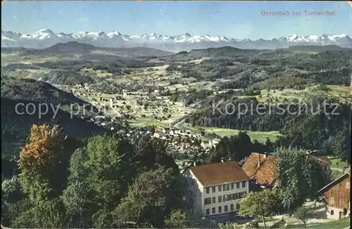 Turbenthal Gyrenbad Panorama Kat. Turbenthal