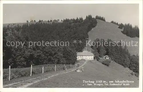 Schnebelhorn Alpwirtschaft Tierhag Kat. Schnebelhorn