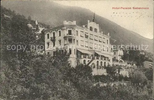 Muralto TI Hotel Pension Siebenmann / Muralto Locarno /Bz. Locarno