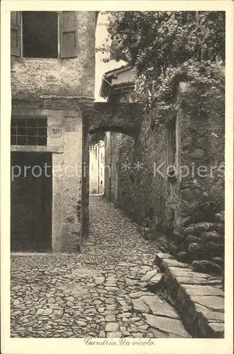 Gandria Lago di Lugano Gasse Vicolo Kat. Gandria