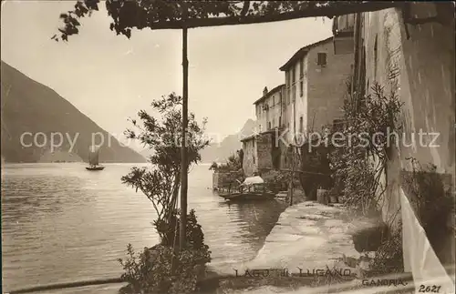 Gandria Lago di Lugano Am Seeufer Kat. Gandria