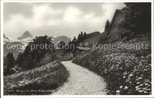 Braunwald GL beim Kaffeestuebli Kat. Braunwald